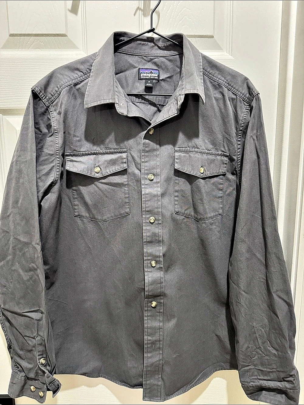 Patagonia Organic Cotton Button Down Size Medium Like New